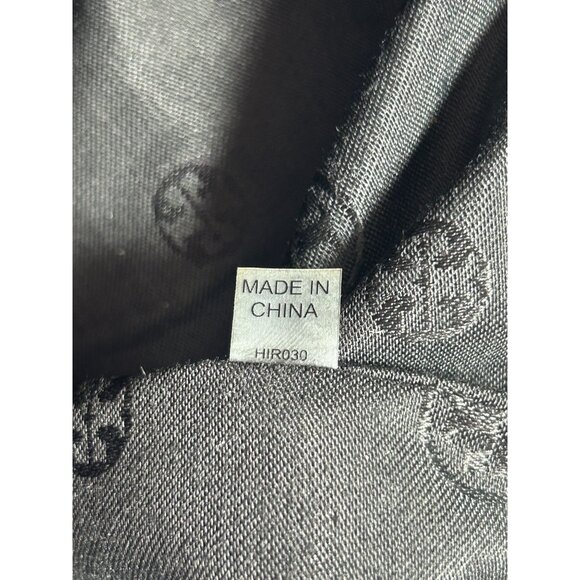 Tory Burch Meyer Plaque Pebbled Leather Tote Bag in Black - Picture 9 of 10